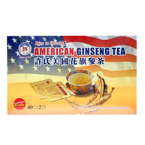 Hsu's American Ginseng Tea - 40 Tea Bags-HSU'S-Po Wing Online