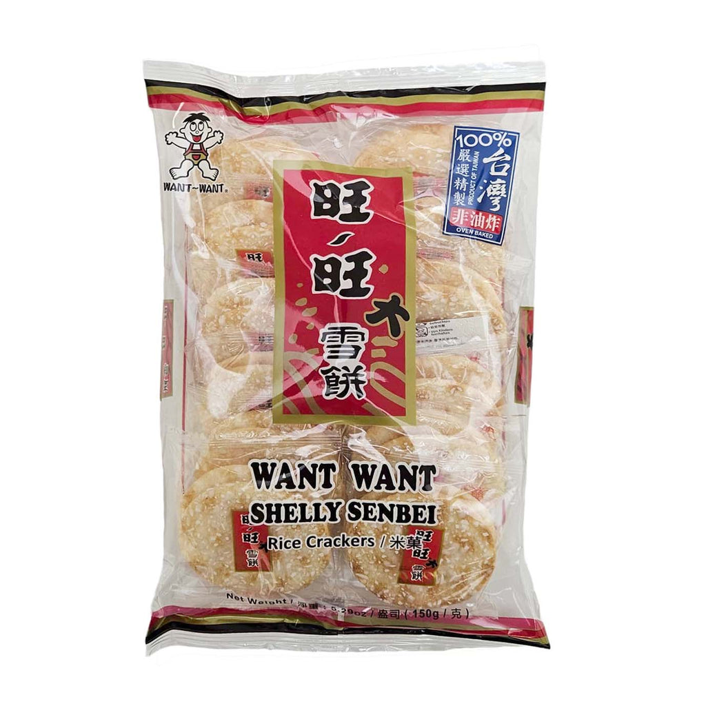 WANT WANT Shelly Senbei Rice Crackers-WANT WANT-Po Wing Online