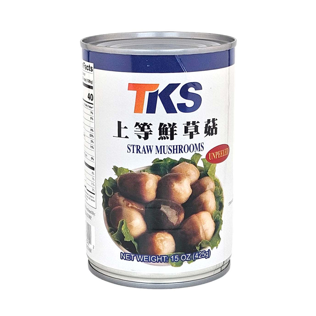 TKS Canned Unpeeled Straw Mushroom-TKS-Po Wing Online