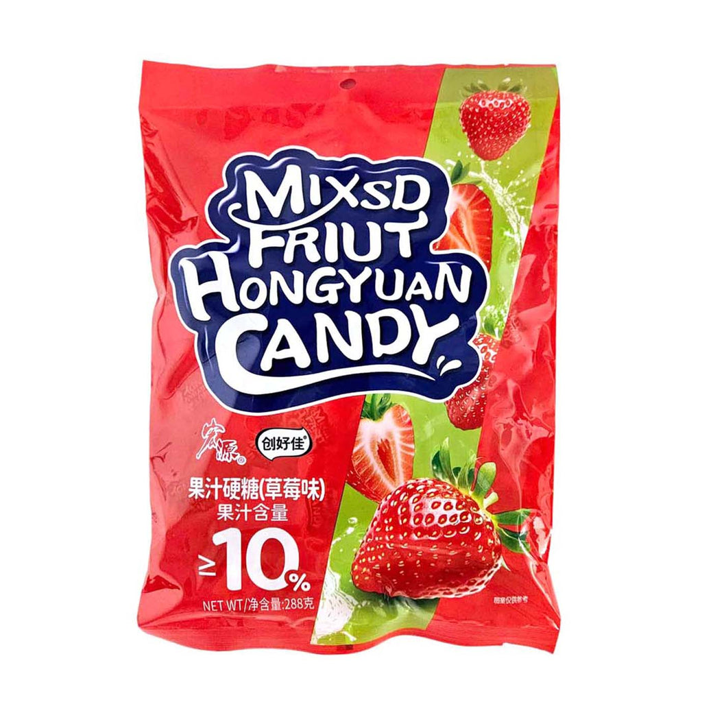 HONG YUAN Strawberry Flavored Hard Candy-HONG YUAN-Po Wing Online