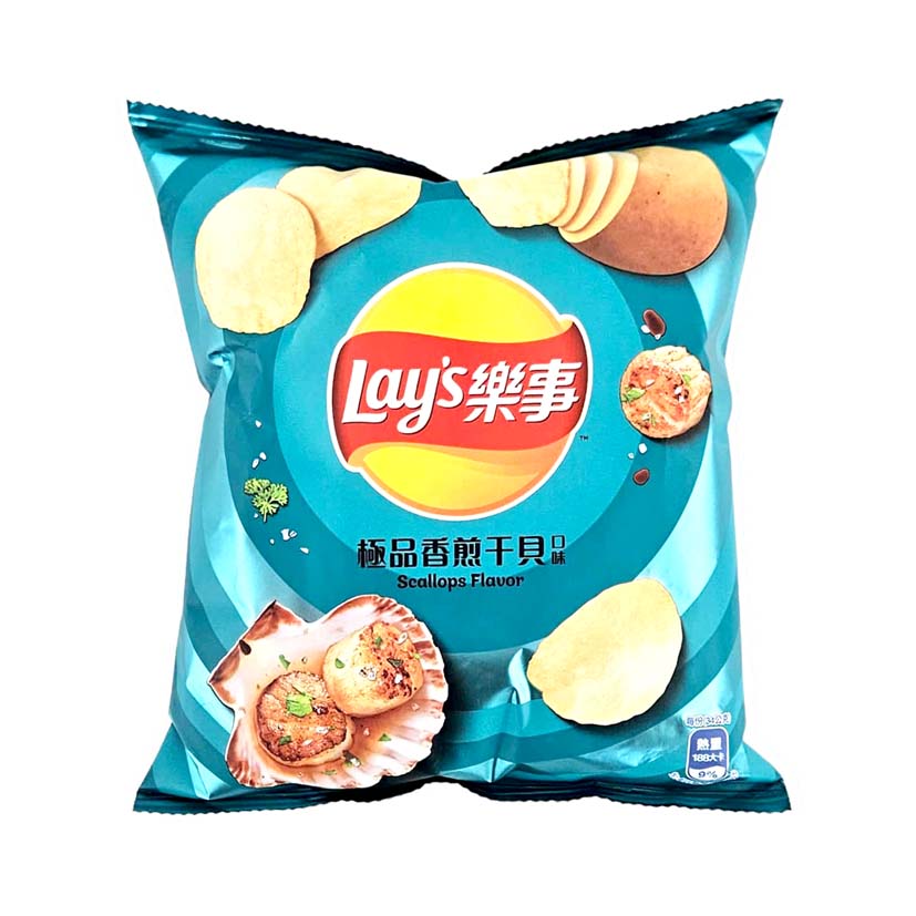 Pan-Fried Scallops Flavored Potato Chips-LAY'S-Po Wing Online