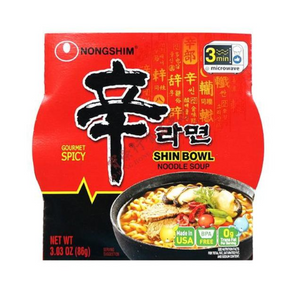Nongshim Spicy Shin Bowl Noodle