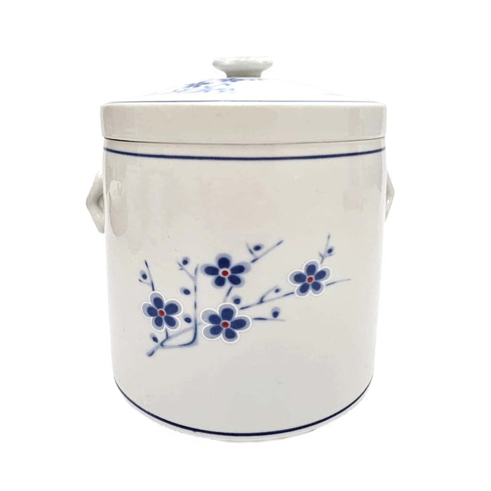 70" Ceramic Soup Bowl with Double Lid Steam Stewed Pot