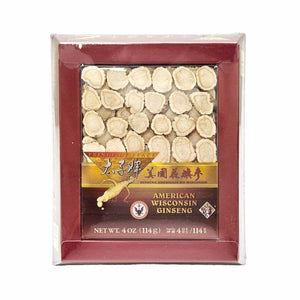 American Wisconsin Ginseng Slices 4oz