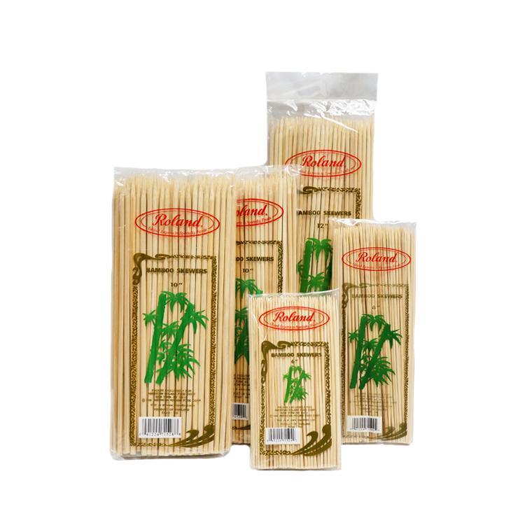 Bamboo Skewers 6"x2.5mm-ROLAND-Po Wing Online
