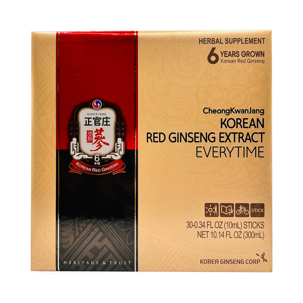 Cheong Kwan Jang Korean Red Ginseng Extract Everytime 3g (Gift Box 30 Sticks)-CHEONG KWAN JANG-Po Wing Online