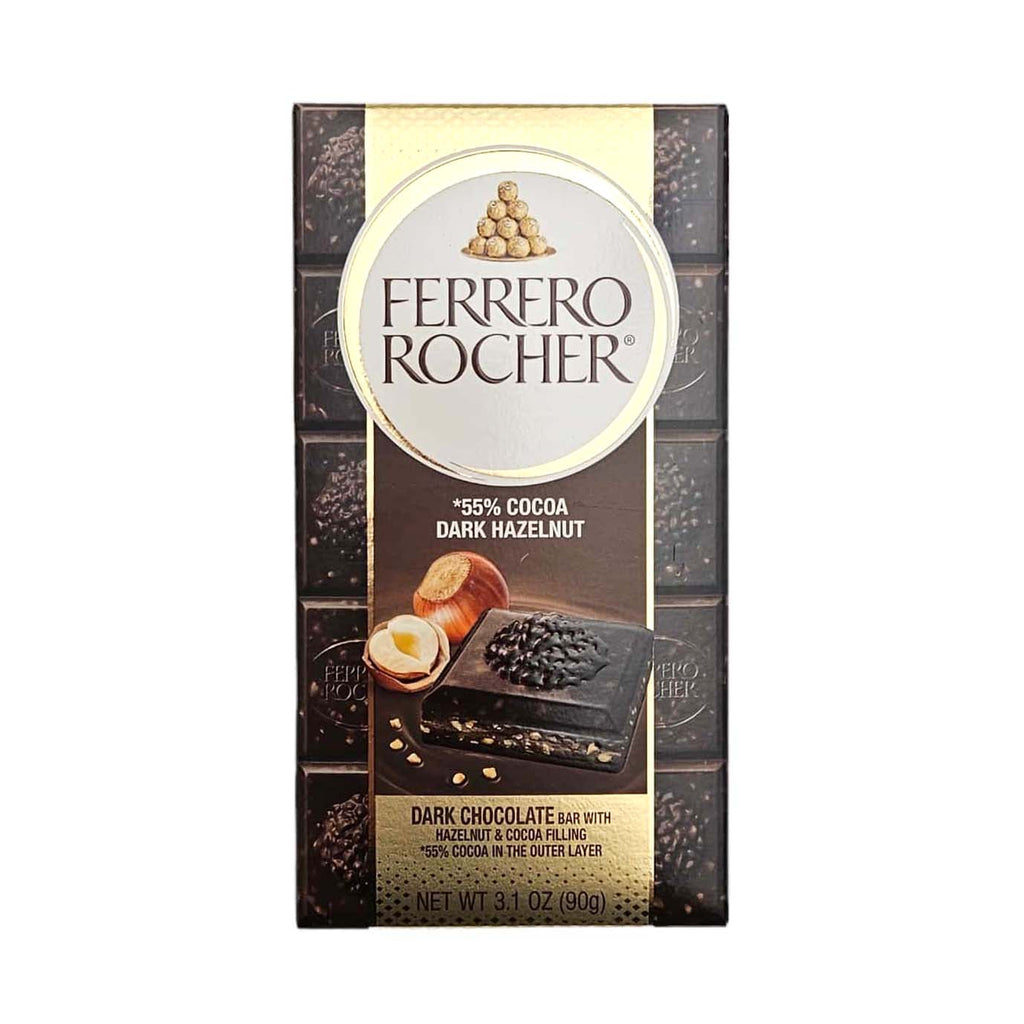 Dark Chocolate Bar with Hazelnut & Cocoa Filling-FERRERO ROCHER-Po Wing Online