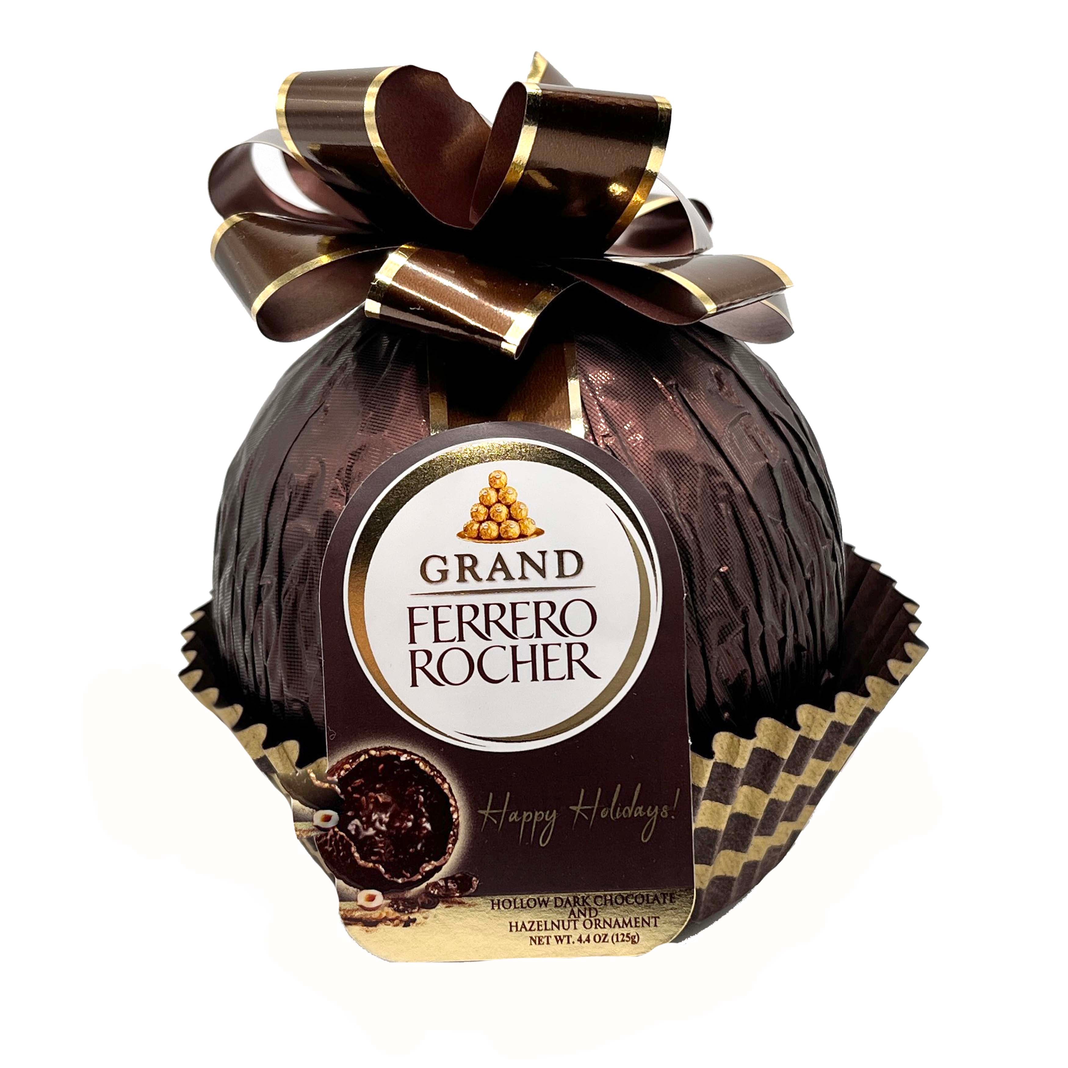 Ferrero Rocher Hollow Dark Chocolate and Hazelnut Ornament – Po Wing Online