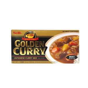 GOLDEN JAPANESE CURRY MIX (HOT)-S & B-Po Wing Online
