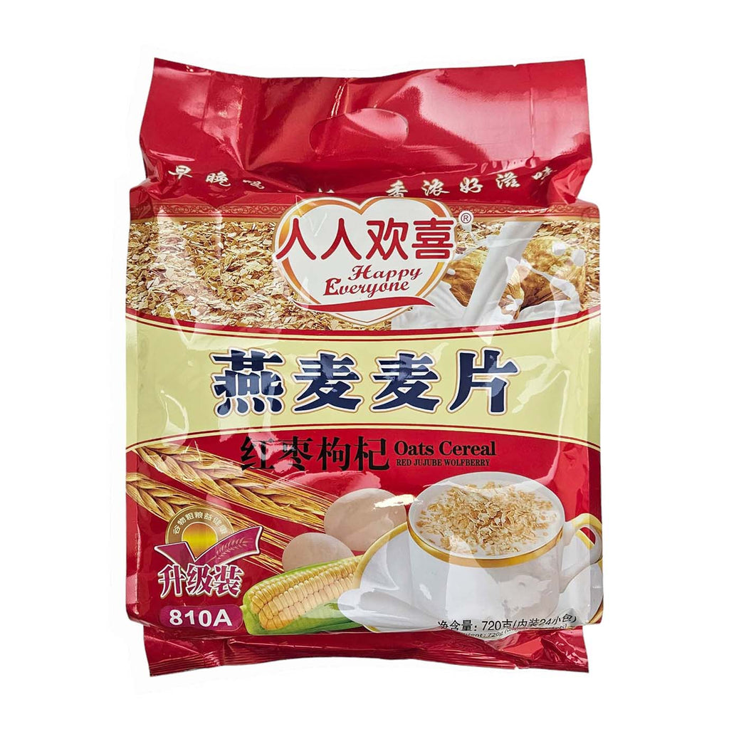 Instant Oatmeal Cereal with Jujube and Goji Berry-HAPPY EVERYONE-Po Wing Online