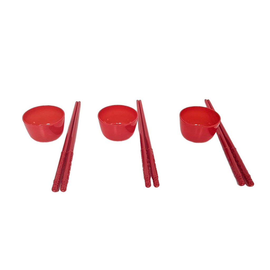 Joss Plastic Cups and Chopsticks Set-CHINA-Po Wing Online