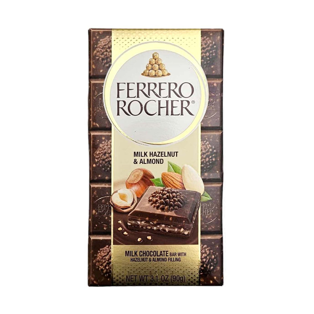 Milk Chocolate Bar with Hazelnut & Almond Filling-FERRERO ROCHER-Po Wing Online