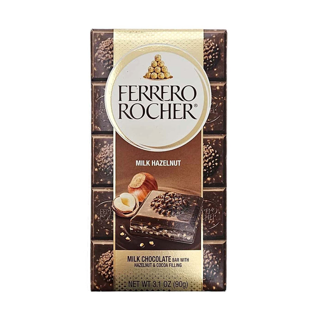 Milk Chocolate Bar with Hazelnut & Cocoa Filling-FERRERO ROCHER-Po Wing Online