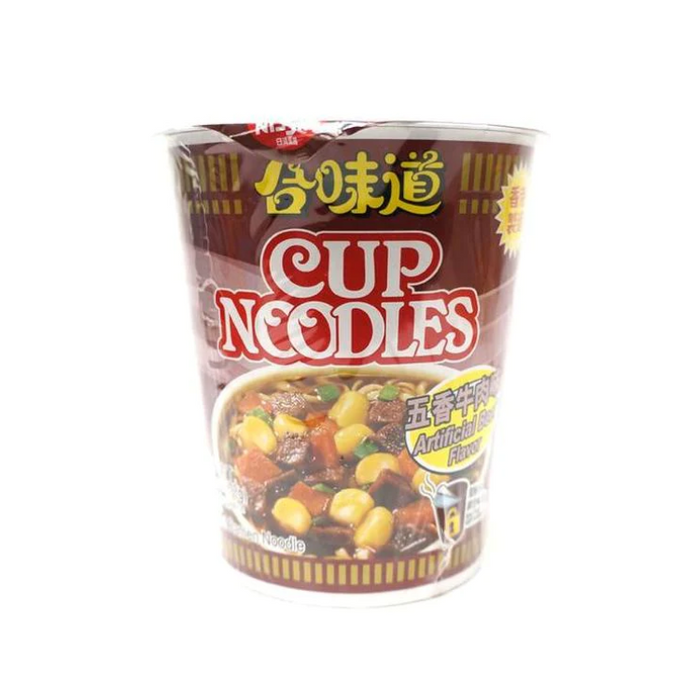 Nissin Cup Noodle Beef Flavor (Hong Kong)