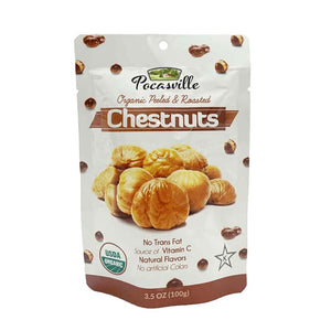 Pocas Organic Peeled & Roasted Chestnuts