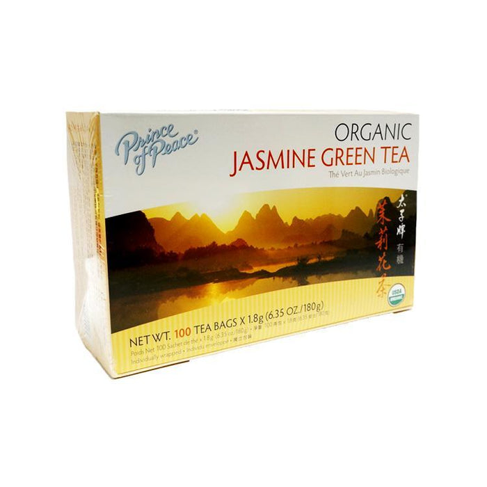 PRINCE OF PEACE  ORGANIC JASMINE GREEN TEA (Tea BAGS)