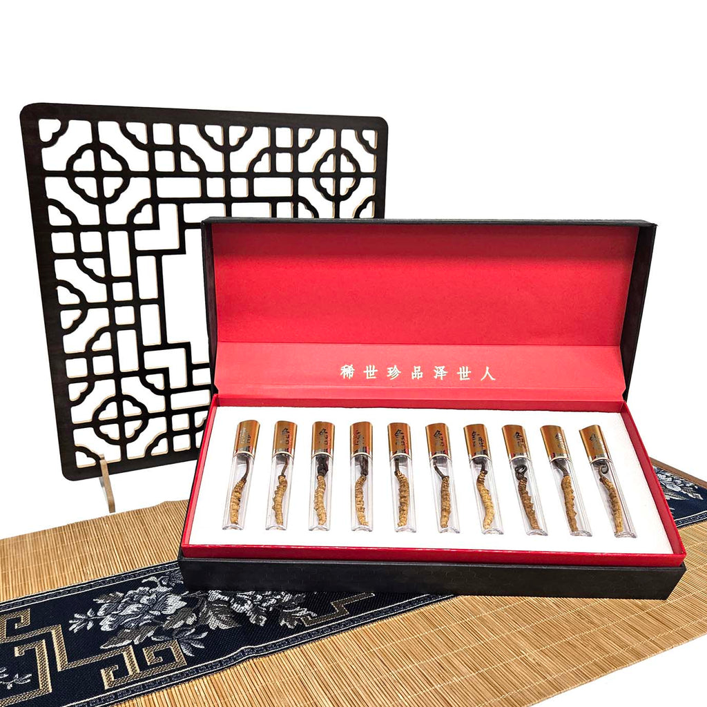Premium Dried Cordyceps Gift Box (Dong Chong Xia Cao)-Po Wing Online-Po Wing Online