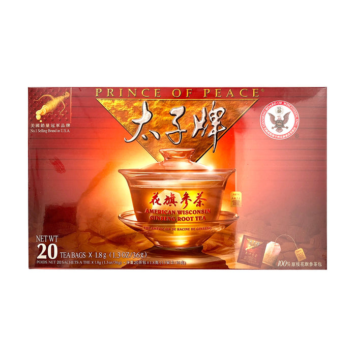Prince of Peace American Ginseng Tea - 20 Tea Bags