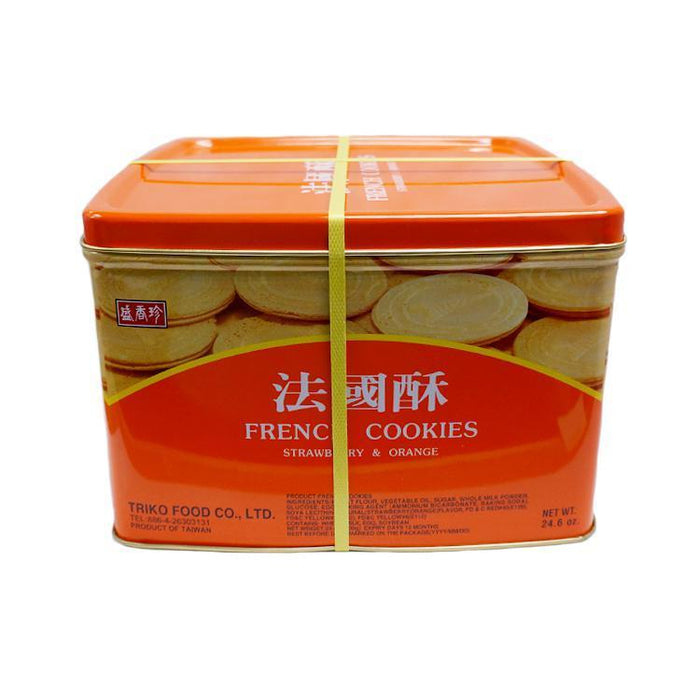 S.S.J. French Cookies Tin