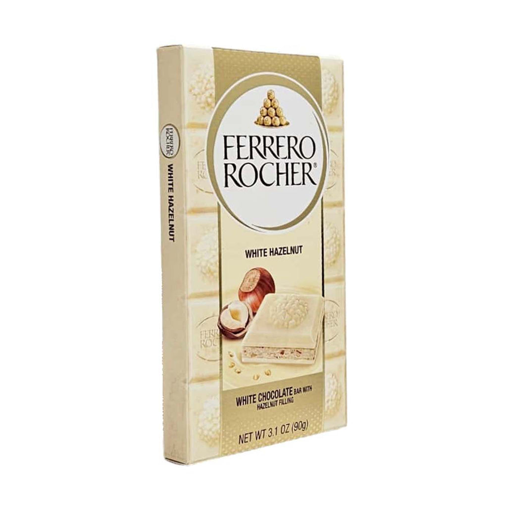 White Chocolate Bar with Hazelnut Filling-FERRERO ROCHER-Po Wing Online