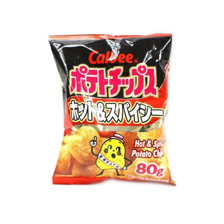 CALBEE Hot & Spicy Potato Chips-CALBEE-Po Wing Online