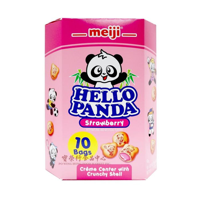 Hello Panda Biscuits with Strawberry Creme