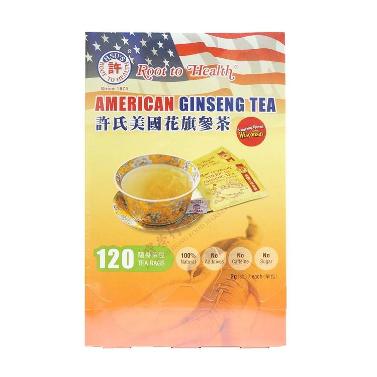 Hsu's American Ginseng Tea - 120 Tea Bags-HSU'S-Po Wing Online