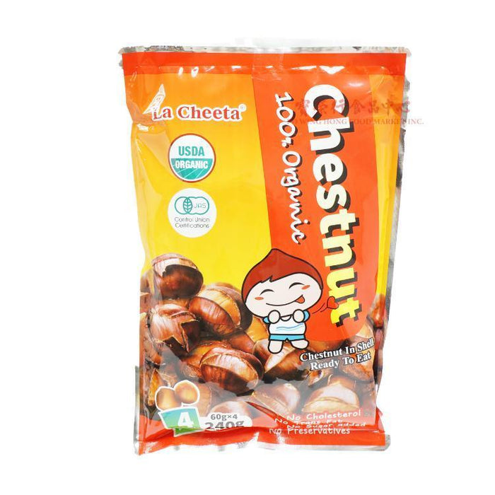 La Cheeta Organic Roasted Chestnuts Snack