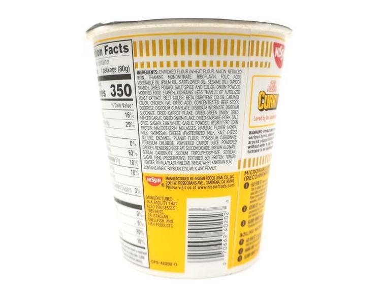 Nissin Cup Noodle Curry Flavor-NISSIN-Po Wing Online