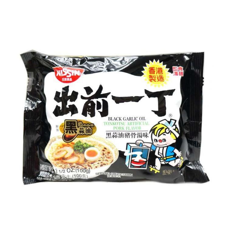 Nissin Ramen Noodle Black Garlic Oil Tonkotsu Flavor-NISSIN-Po Wing Online