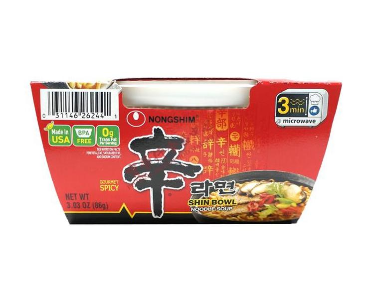 Nongshim Spicy Shin Bowl Noodle-NONGSHIM-Po Wing Online