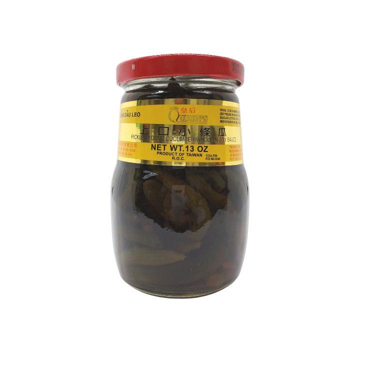 Pickled Young Cucumber (Whole) in Soy Sauce-QUEEN'S-Po Wing Online