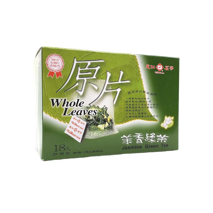 Tenren's Jasmine Green Tea Bags (Whole leaves)-TEN REN-Po Wing Online