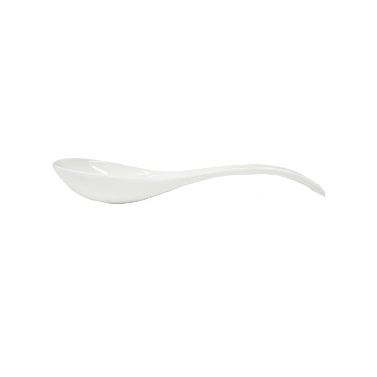 White Plastic Soup Spoon (Small House)-CHINA-Po Wing Online
