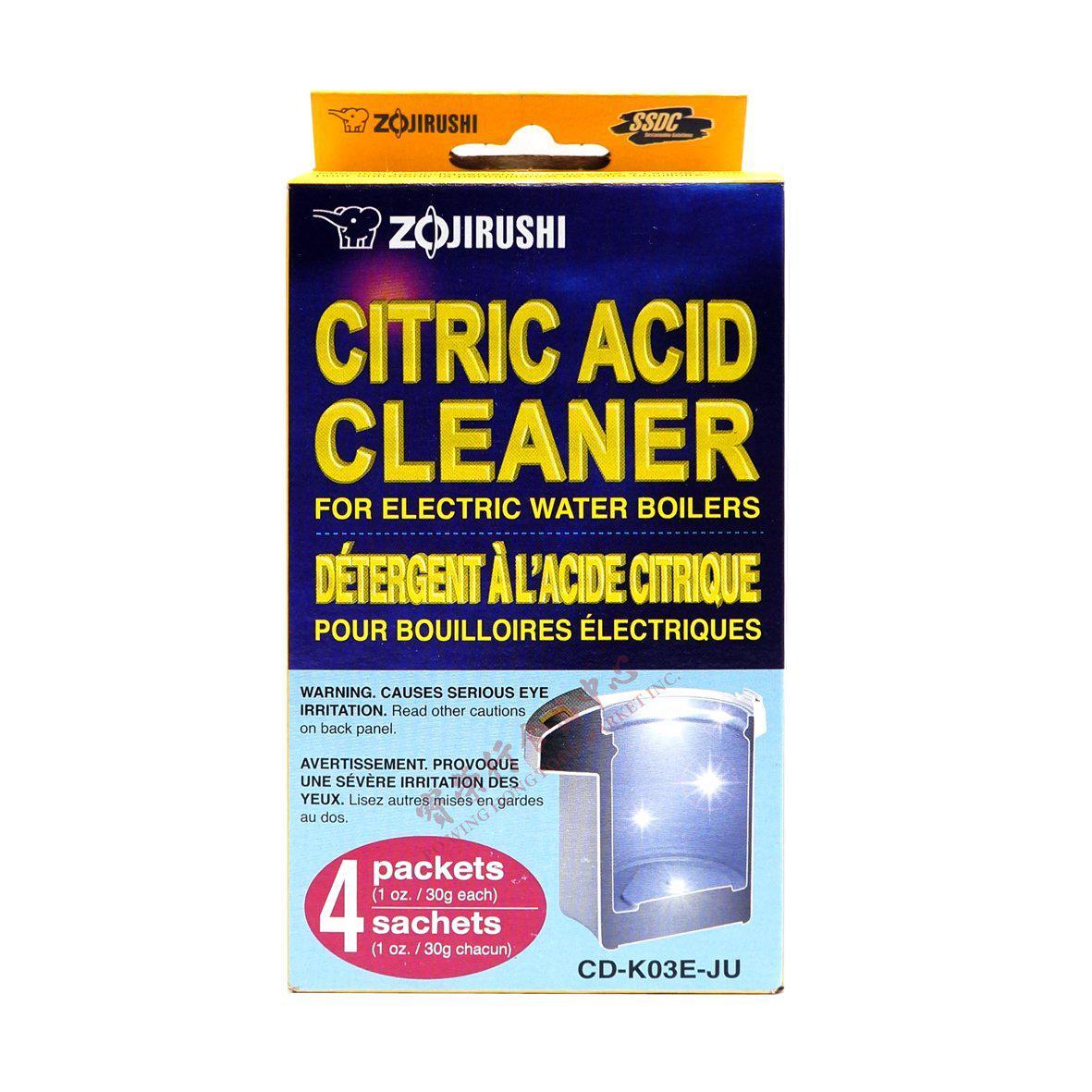 Zojirushi 4-Pack Citric Acid Cleaner for Electric Pots